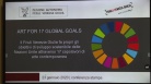 Cultura: Fedriga, con 'Art for global goals' Fvg al centro del mondo